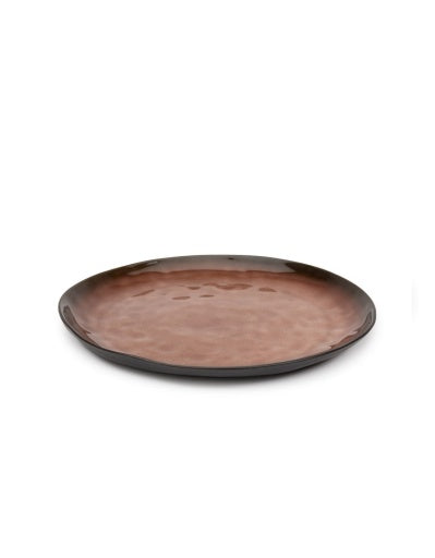 Serax - Pascale Naessens - BORD L BRUIN PURE - Set van 2