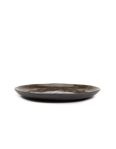 Serax - Pascale Naessens - BORD L GRIJS PURE - Set van 2
