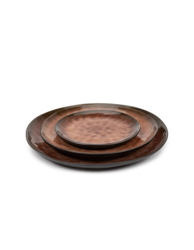 Serax - Pascale Naessens - BORD M GROEN PURE - Set van 2