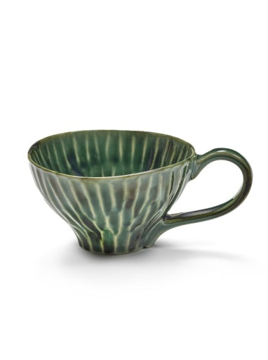 Serax - Pascale Naessens - CAPPUCCINOKOP GROEN VERDE LANZA - set van 2