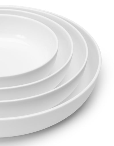Serax - Piet Boon - DIEP BORD L WIT BASE - Set van 4