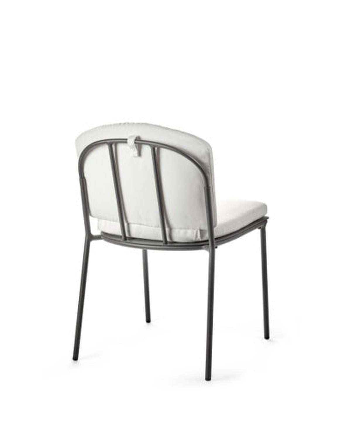 Serax - Piet Boon - Stoel Zwart + Kussen Wit Patio