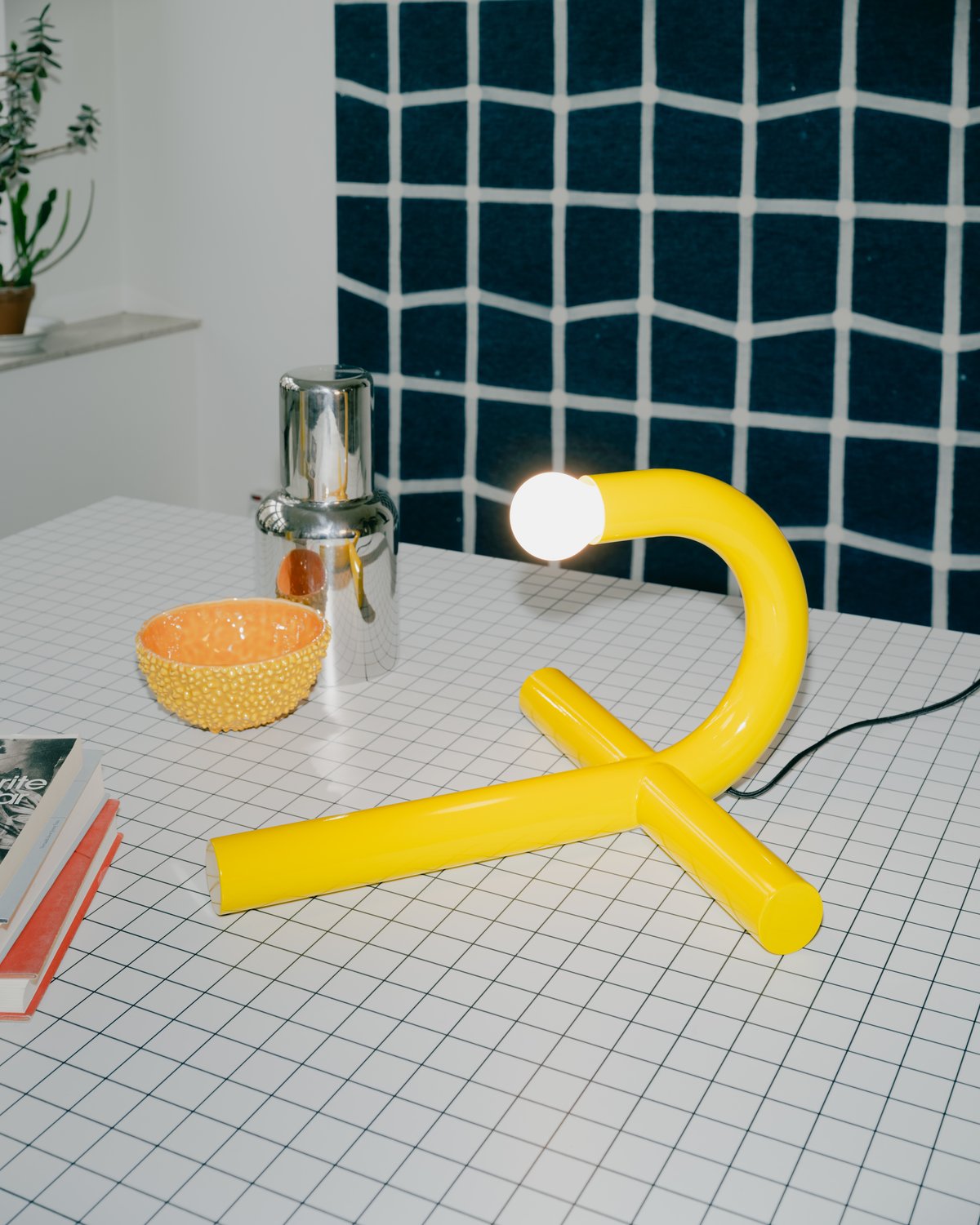 Serax - Piovenefabi - Tafellamp Geel La Tre E Mezzo Gialla