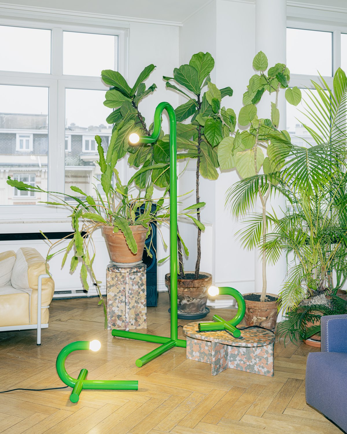 Serax - Piovenefabi - Tafellamp Groen La Tre E Mezzo Verde