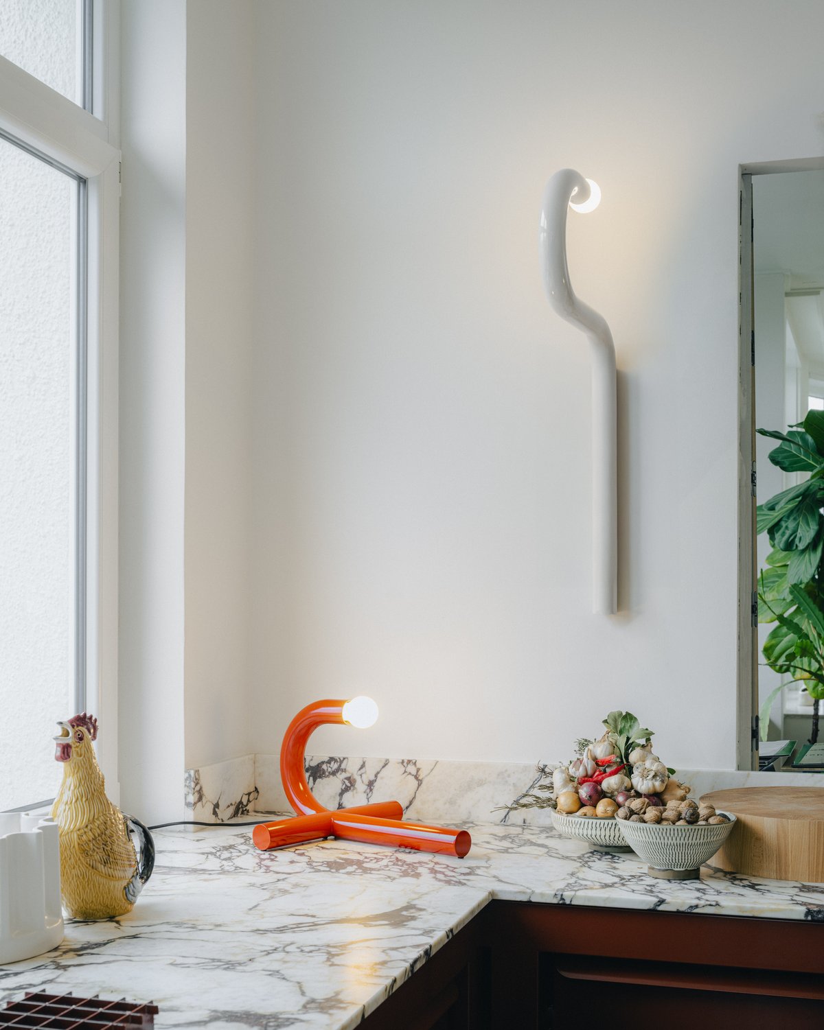 Serax - Piovenefabi - Tafellamp Rood La Tre E Mezzo Rossa