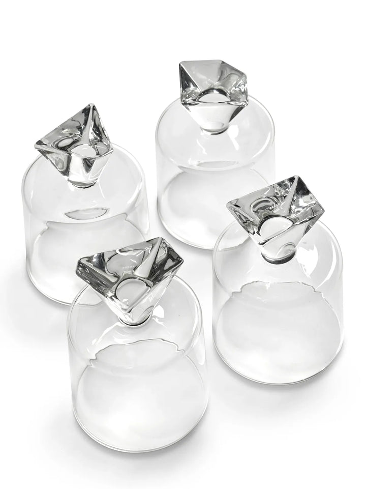 Serax - Plan C - Glas Transparant Silos - Set van 4