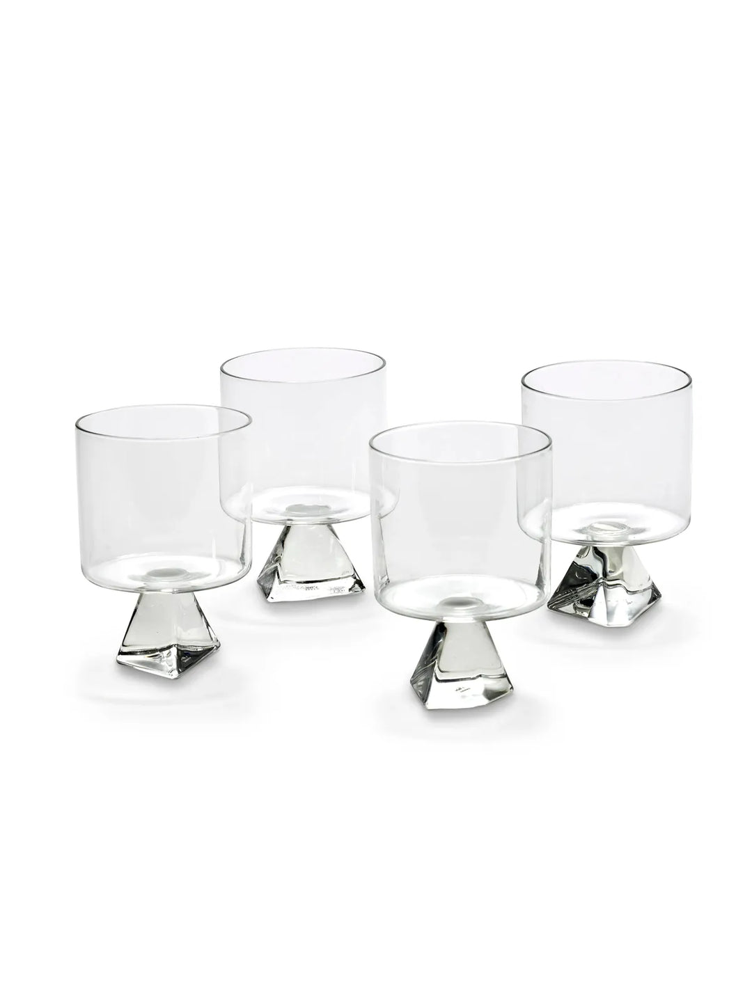 Serax - Plan C - Glas Transparant Silos - Set van 4