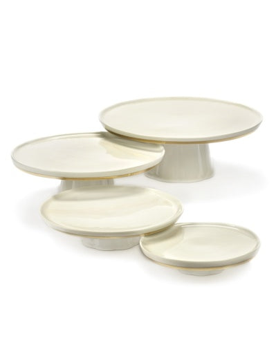 Serax - Roger Van Damme - GEBAKSSCHAAL M WIT GOUD DESIREE