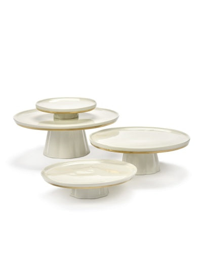 Serax - Roger Van Damme - GEBAKSSCHAAL M WIT GOUD DESIREE