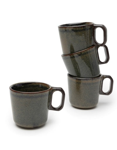 Serax - Sergio Herman - BEKER INDI GREY SURFACE - Set van 4