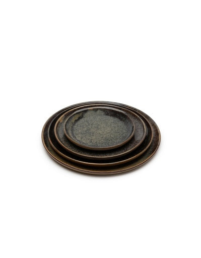 Serax - Sergio Herman - BORD M INDI GREY SURFACE - Set van 4