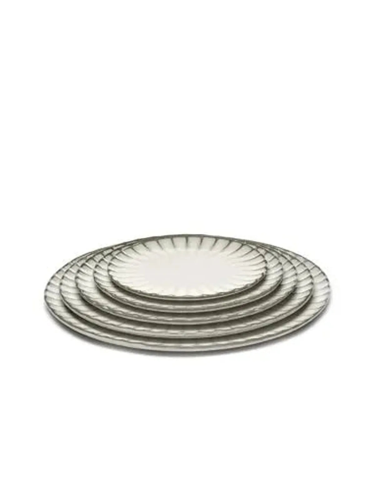 Serax - Sergio Herman - Bord L Wit Inku - Set van 4