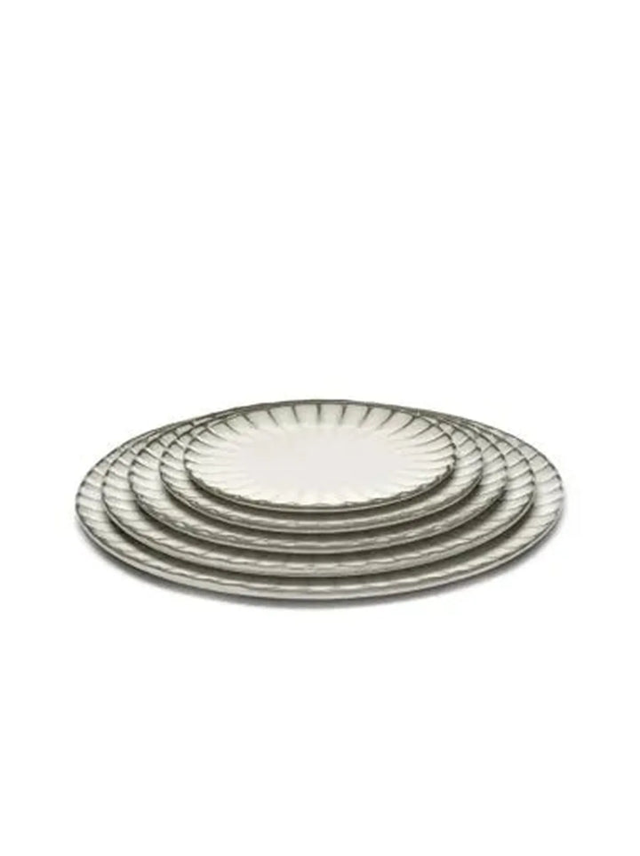 Serax - Sergio Herman - Bord L Wit Inku - Set van 4