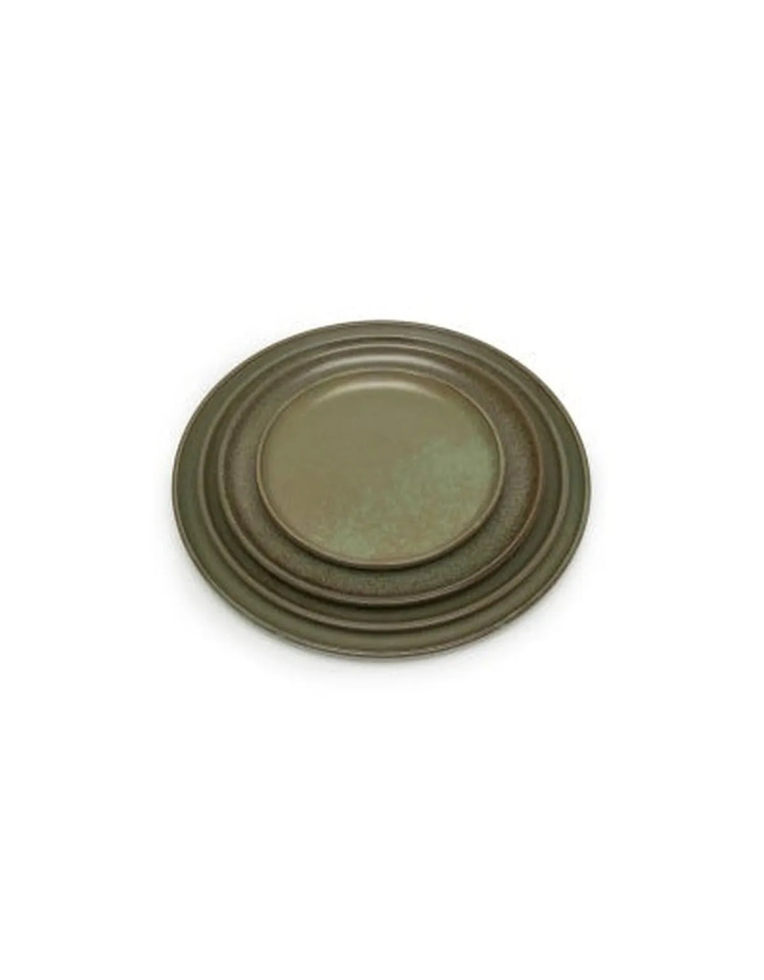Serax - Sergio Herman - Bord S Camo Groen Surface - Set van 4