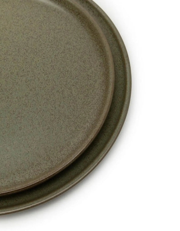 Serax - Sergio Herman - Bord S Camo Groen Surface - Set van 4