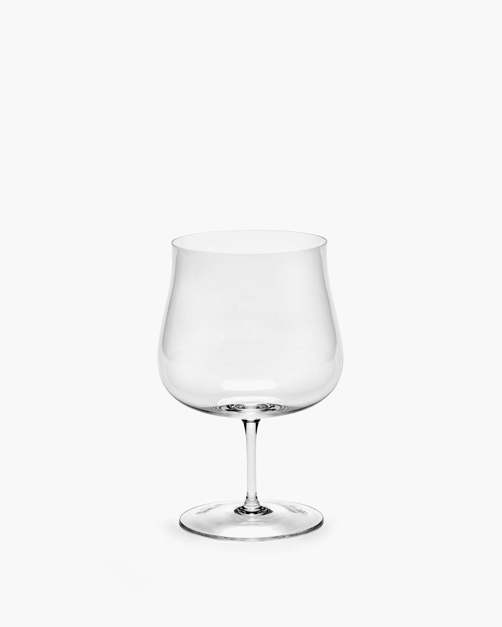 Serax - Sergio Herman - Bourgogne Glas Silhouette - Set van 4