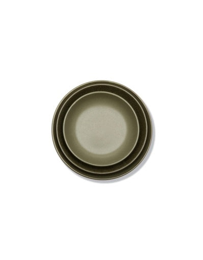 Serax - Sergio Herman - DIEP BORD L CAMO GREEN SURFACE - Set van 4