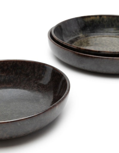Serax - Sergio Herman - DIEP BORD L CAMO GREEN SURFACE - Set van 4