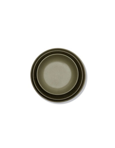 Serax - Sergio Herman - DIEP BORD M CAMO GREEN SURFACE - Set van 4