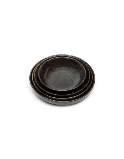 Serax - Sergio Herman - DIEP BORD S CAMO GREEN SURFACE - Set van 4