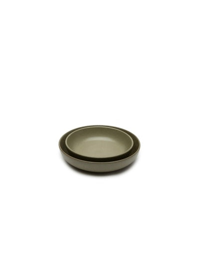 Serax - Sergio Herman - DIEP BORD S CAMO GREEN SURFACE - Set van 4