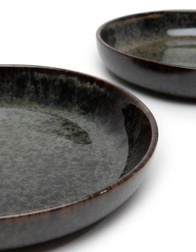 Serax - Sergio Herman - DIEP BORD XL INDI GREY SURFACE - Set van 4