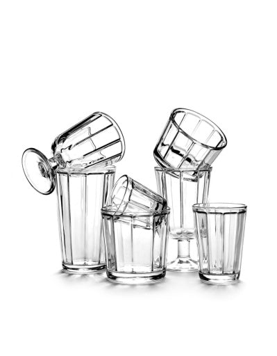 Serax - Sergio Herman - GLAS XS SURFACE - Set van 4