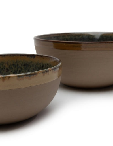 Serax - Sergio Herman - KOM L INDI GREY SURFACE - Set van 4