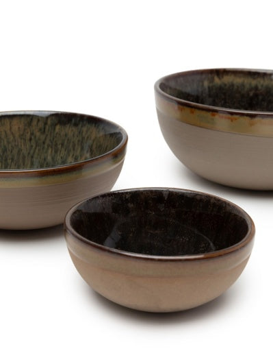 Serax - Sergio Herman - KOM S CAMO GREEN SURFACE - Set van 4