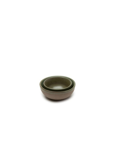 Serax - Sergio Herman - KOM S CAMO GREEN SURFACE - Set van 4