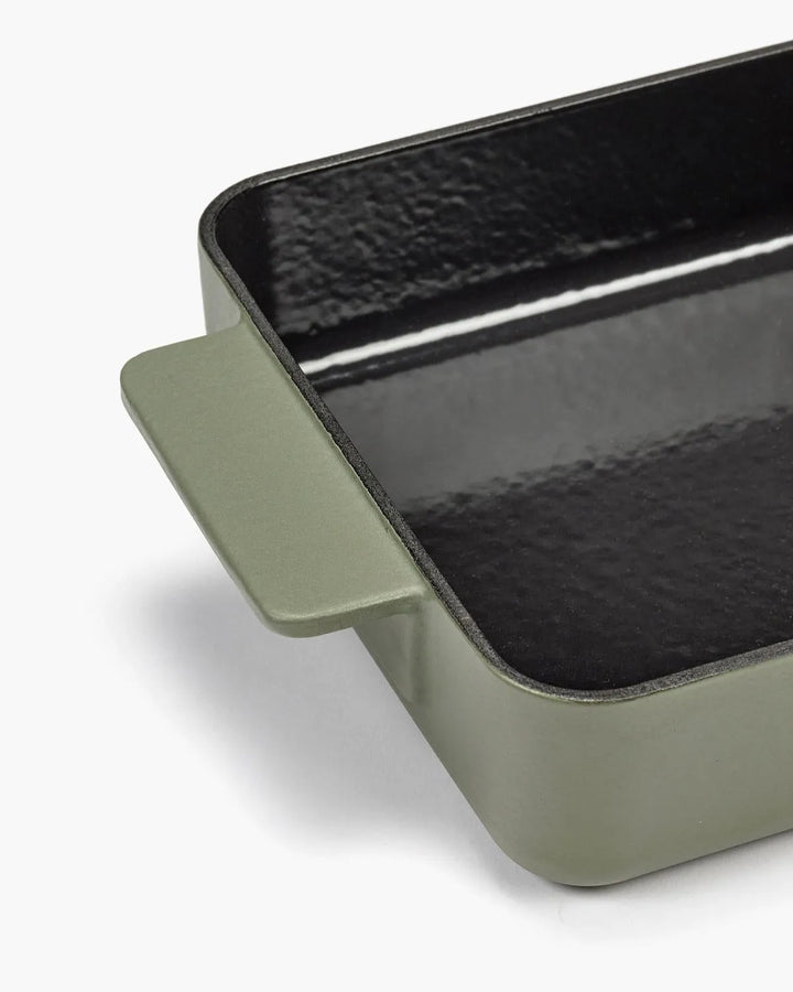 Serax - Sergio Herman - Ovenschaal L Camouflagegroene Surface