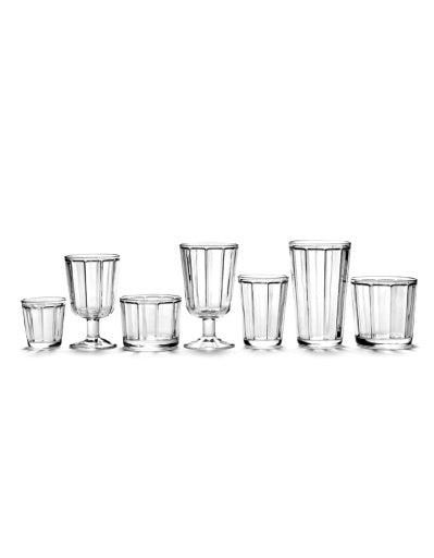 Serax - Sergio Herman - RODEWIJNGLAS SURFACE - Set van 4