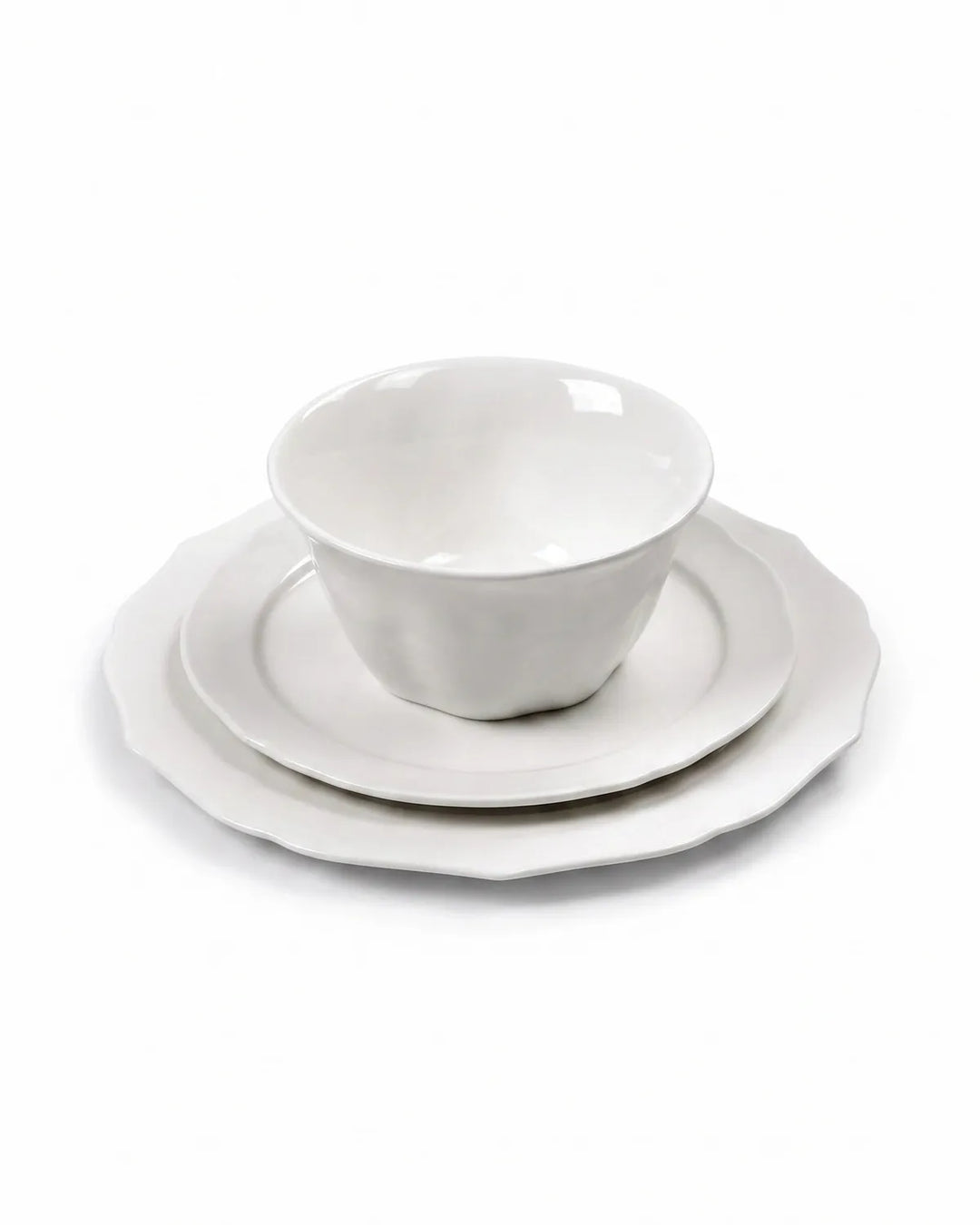 Serax - Sergio Herman - Serviesset Wit 12 Pcs Silhouette - Set van 12