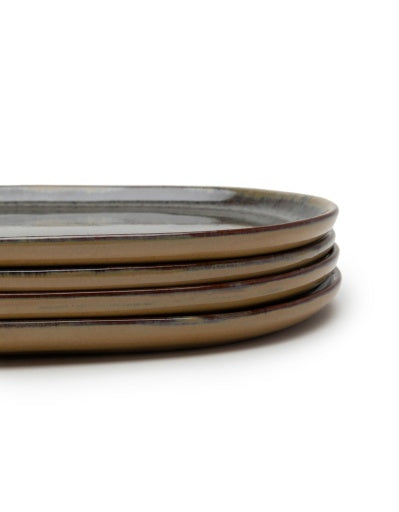 Serax - Sergio Herman - TAPASBORD L INDI GREY SURFACE - Set van 4
