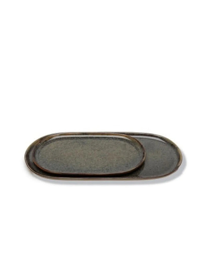 Serax - Sergio Herman - Tapas Bord S Indi Grijs Surface - Set van 2