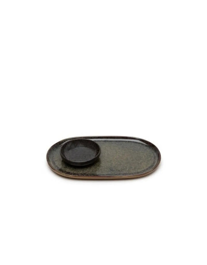 Serax - Sergio Herman - Tapas Bord S Indi Grijs Surface - Set van 2