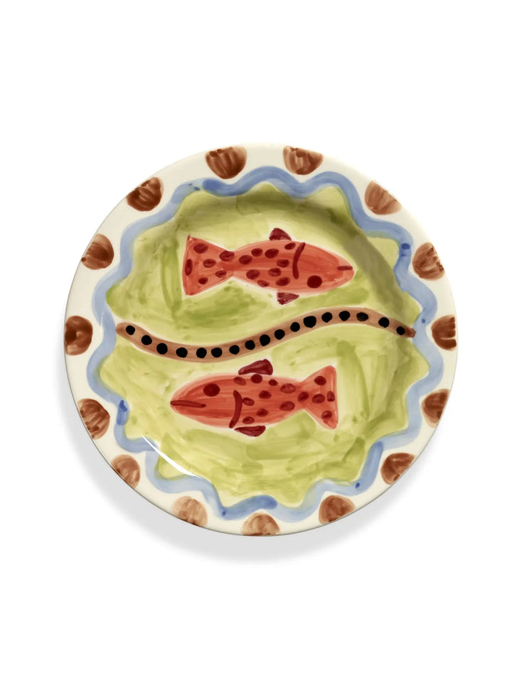 Serax - Shurleey - Dinerbord Mix Piscis 4 Ever - Set van 2