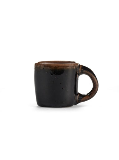 Serax - Uncharted - ESPRESSOKOP ZWARTBRUIN OUT OF LINES - Set van 2
