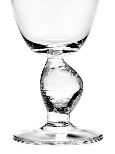 Serax - Uncharted - WITTEWIJNGLAS OUT OF LINES - Set van 4