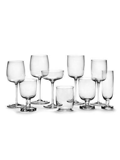 Serax - Vincent Van Duysen - RODEWIJNGLAS PASSE-PARTOUT - Set van 4