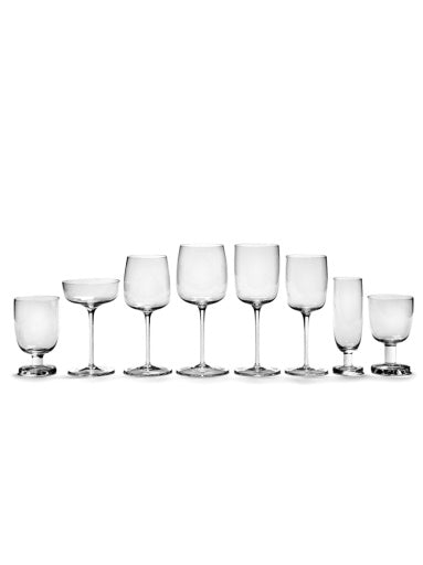 Serax - Vincent Van Duysen - WITTEWIJNGLAS PASSE-PARTOUT - Set van 4