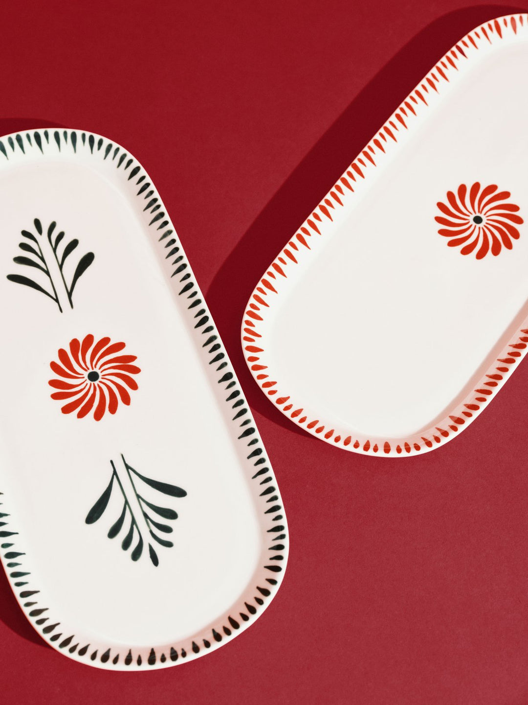 Serax - Waww La Table - Serveerbord Ovaal Rood Bazaar