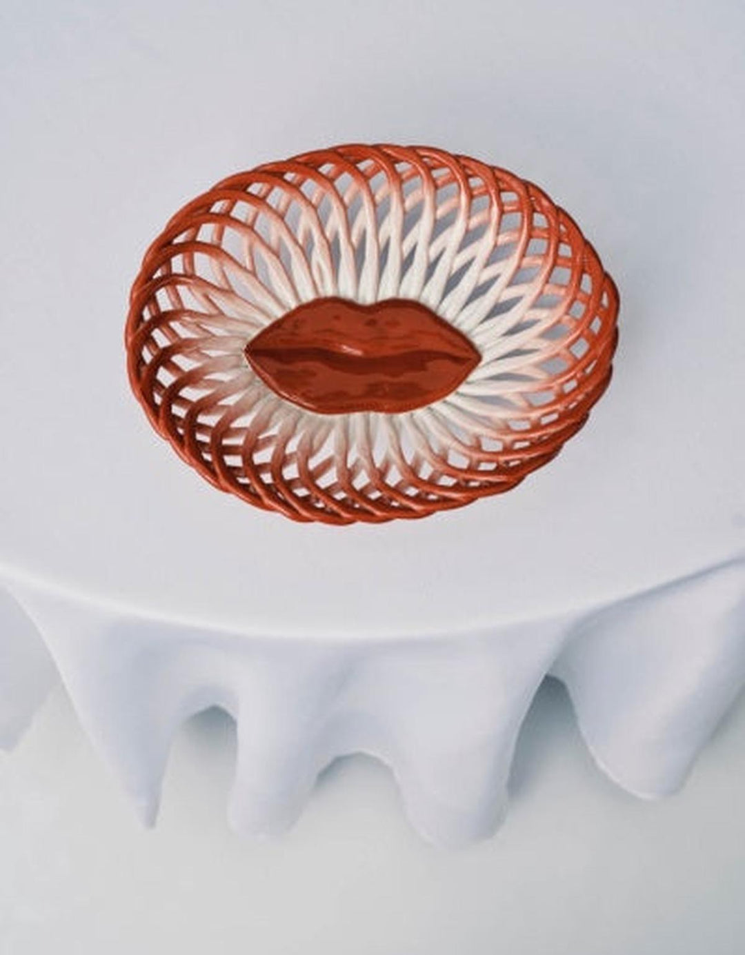 Serax - Wouters &amp; Hendrix - Saladeschalen Mand Rood Wit Salvador