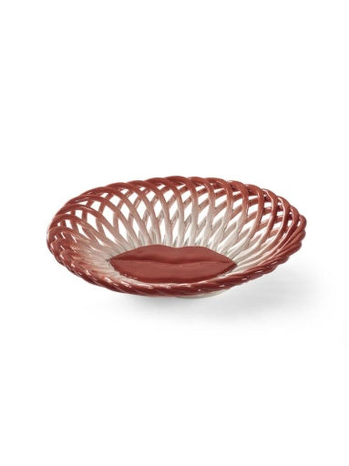 Serax - Wouters &amp; Hendrix - Saladeschalen Mand Rood Wit Salvador