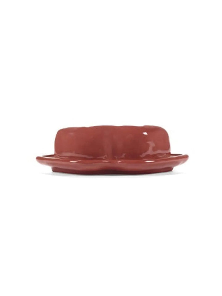 Serax - Wouters &amp; Hendrix - Schaal met Deksel Rood Wit Lips