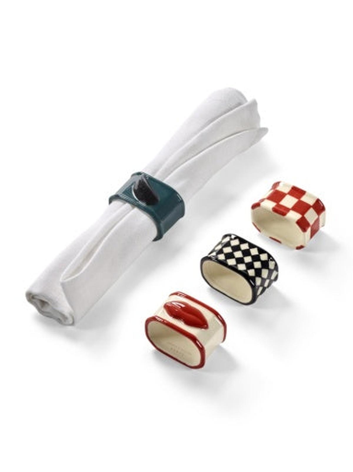 Serax - Wouters & Hendrix - Servetten Servetring Set/4 Mix - Set van 4