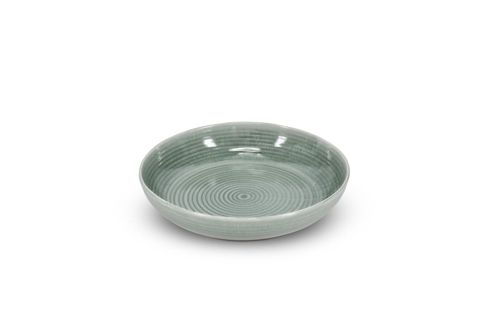 Serveerschaal 28xH6cm groen Cameo