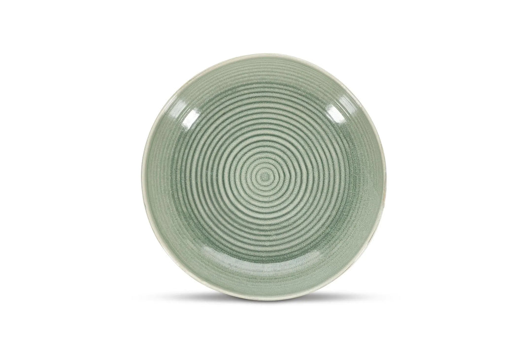 Serveerschaal 32xH7,5cm groen Cameo