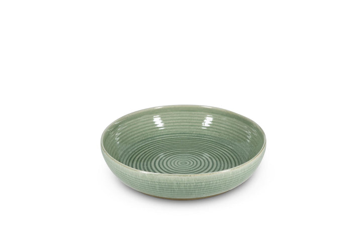 Serveerschaal 32xH7,5cm groen Cameo