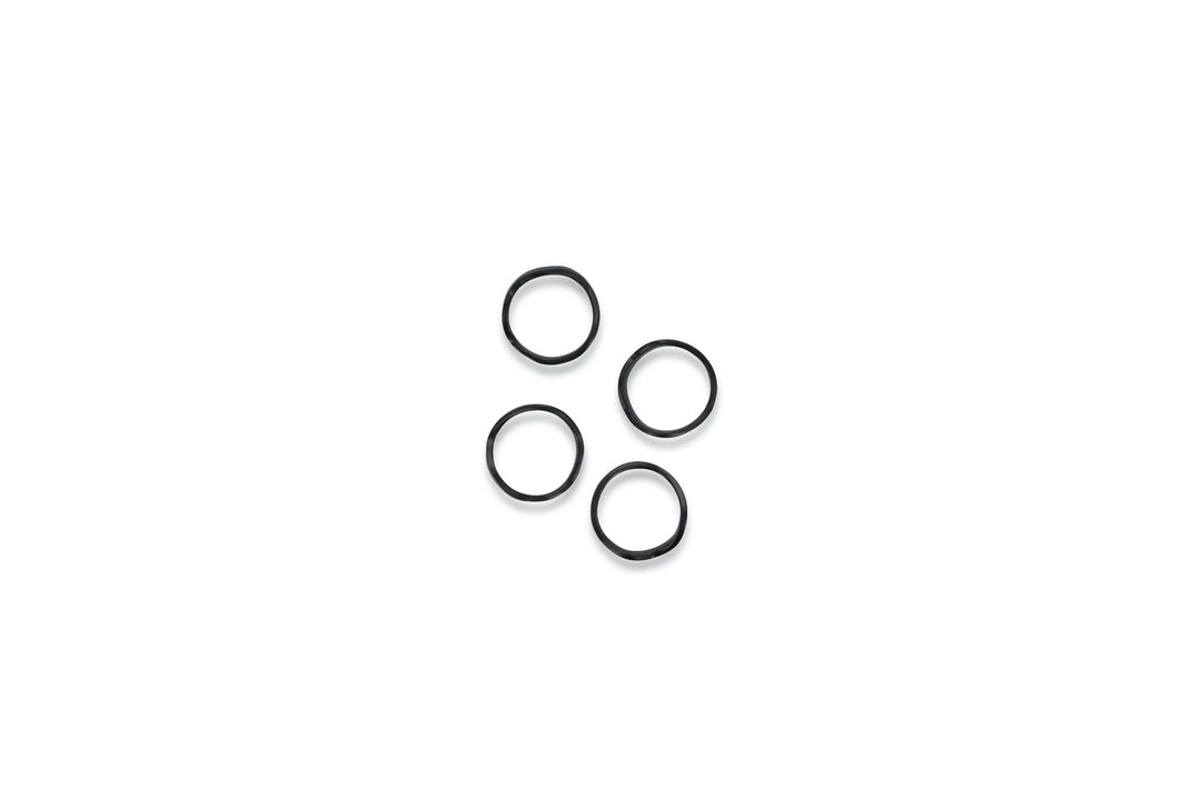 Servetring 4,5cm organisch zwart Charm - set/4